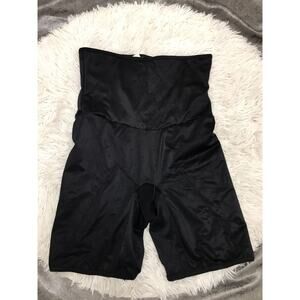 Body Beautiful High Waist Long Boy Leg Shaper Black Women’s Black Firm Body 2XLg